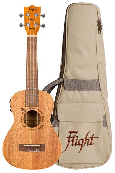 FLIGHT DUC323 EQ MAH - ukulele koncertowe