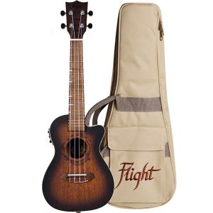 FLIGHT DUC380 CEQ AMBER - UKULELE KONCERTOWE