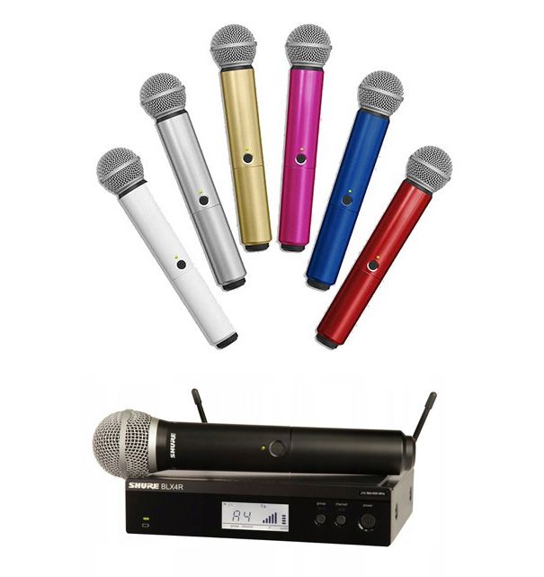 Shure BLX24RE/PG58 - system bezprzewodowy do ręki + kolorowa obudowa