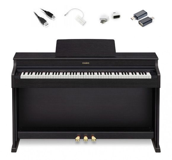 Casio AP-470 - pianino cyfrowe + adaptery do iOS / Android do Chordana Play