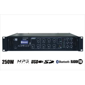 RH SOUND ST-2250BC/MP3+FM+BT + 10x BS-1040TS/B - Zestaw nagłośnienia naściennego