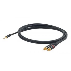 Proel CHLP215LU15 - kabel mini jack stereo/2x RCA M 1,5m