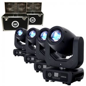 LIGHT4ME VENOM SPOT 150W głowa ruchoma LED SET2