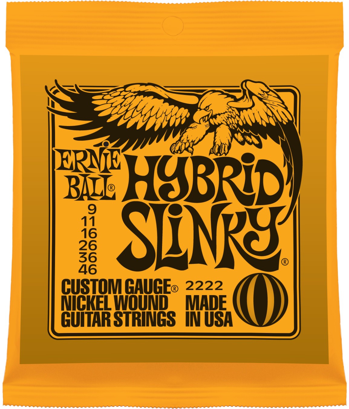 ERNIE BALL EB 2222 seria NICKEL WOUND SLINKY - struny do gitary ERNIE BALL 3x EB 2222 - zestaw strun do gitary elektrycznej