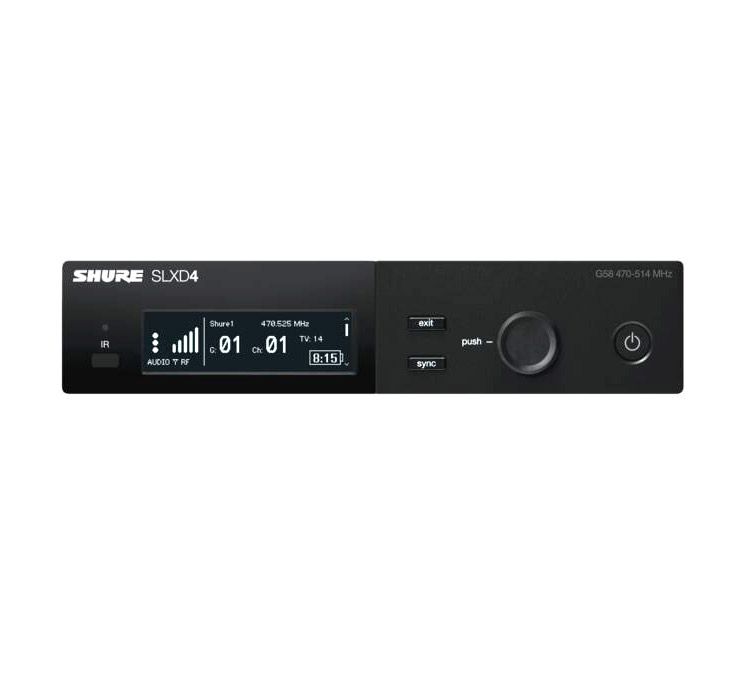 Shure SLXD4E-G59 - Cyfrowy odbiornik bezprzewodowy