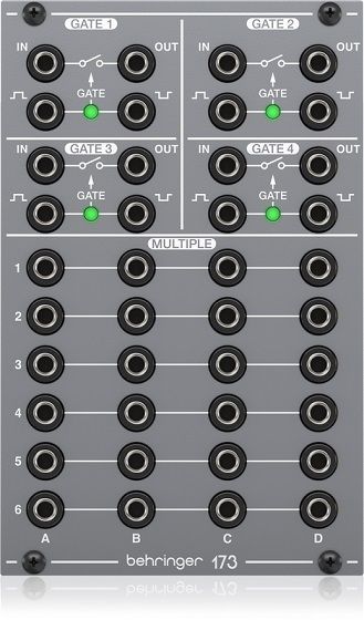 Behringer 173 QUAD GATE/MULTIPLES Syntezator modularny