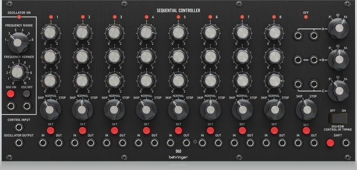 Behringer 960 SEQUENTIAL CONTROLLER Syntezator modularny Behringer 960 SEQUENTIAL CONTROLLER Syntezator modularny