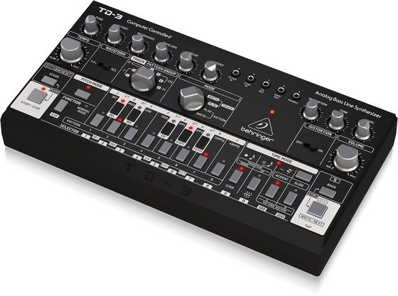 Behringer TD-3-BK Syntezator linii basowej Behringer TD-3-BK Syntezator linii basowej
