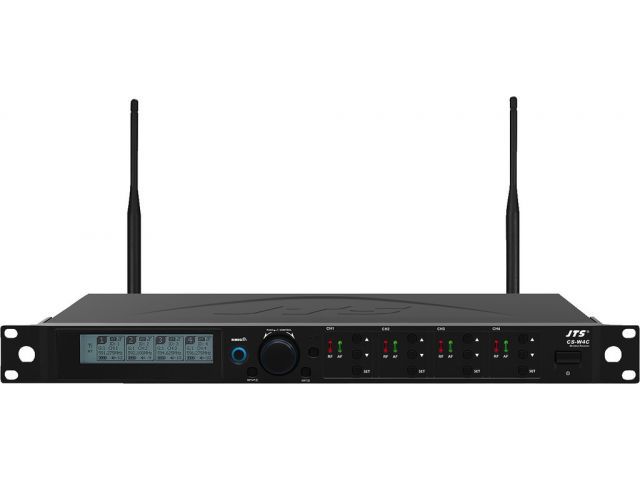 BXB CS-W4C/5 - Poczwórny, szerokopasmowy odbiornik wieloczęstotliwościowy UHF PLL