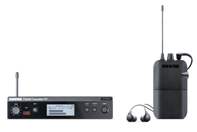 Shure PSM 300 (P3TR112GR)
 - system odsłuchowy