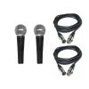 Shure SM 58 SE - zestaw mikrofonów + kable