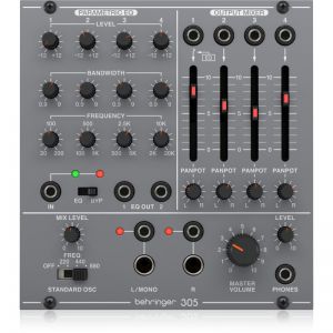 Behringer 305 EQ/MIXER/OUTPUT - moduł syntezatatora modularnego