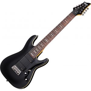 Schecter OMEN-8 blk - gitara elektryczna + combo gitarowe DC-30