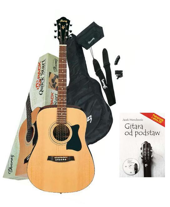 Ibanez V50NJP-NT - zestaw z gitarą akustyczną + kurs CD