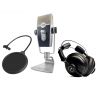 AKG LYRA C44-USB - wielofunkcyjny mikrofon USB + słuchawki + popfiltr