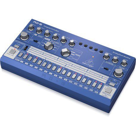 Behringer RD-6-BU
- analogowa maszyna perkusyjna