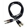HILEC CL-41/1.5 - kabel 2x XLR / 2x stereo Jack (1,5m)