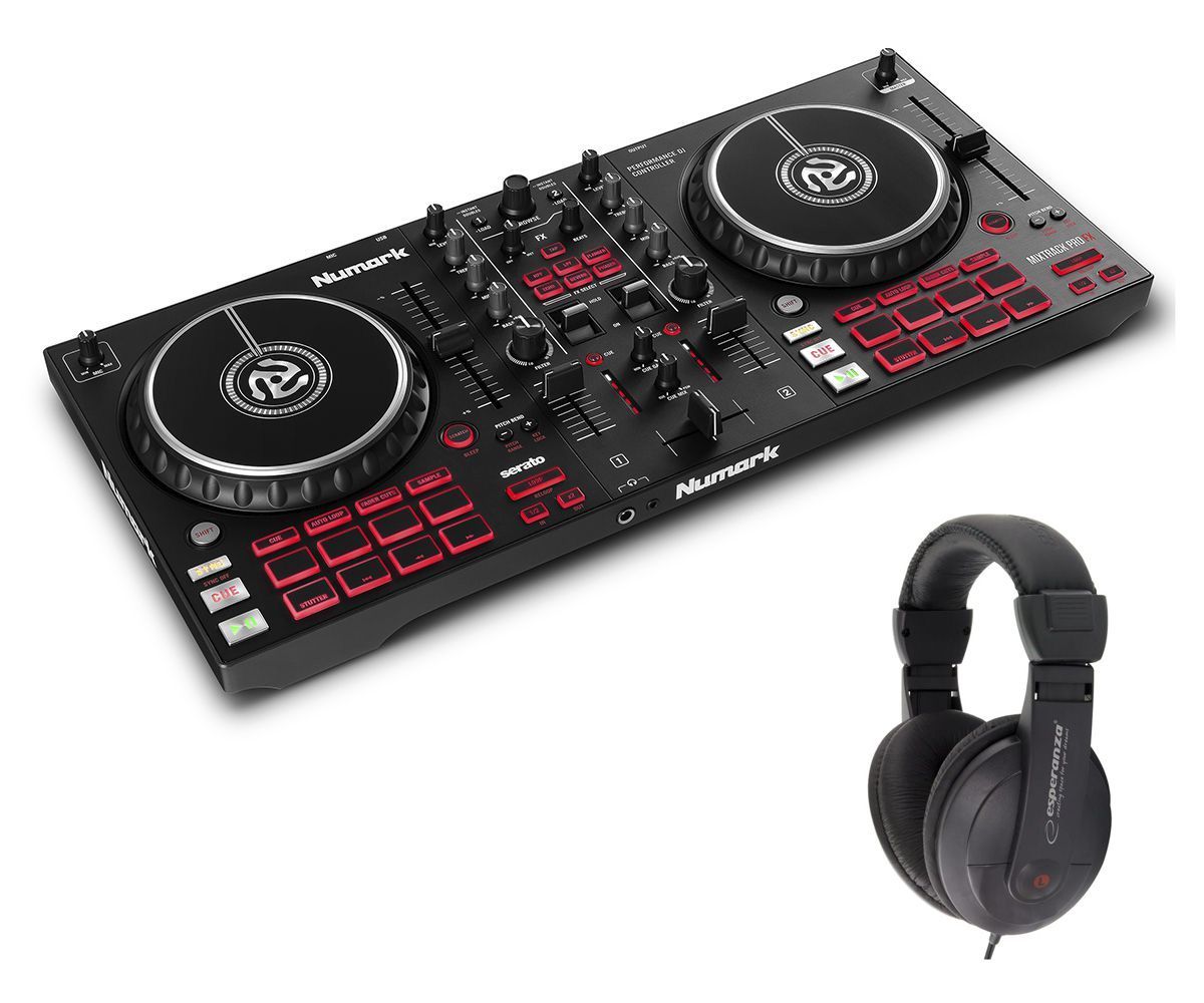 Numark MIXTRACK PRO FX - kontroler DJ + słuchawki