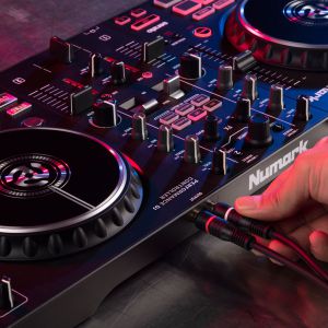 Numark MIXTRACK PRO FX - kontroler DJ + słuchawki + statyw