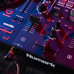 Numark Mixtrack Platinum FX - kontroler DJ + statyw + słuchawki