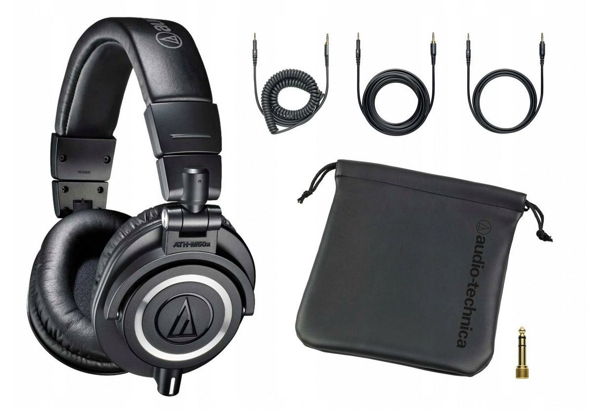 Audio-Technica ATH-M50X - słuchawki dynamiczne