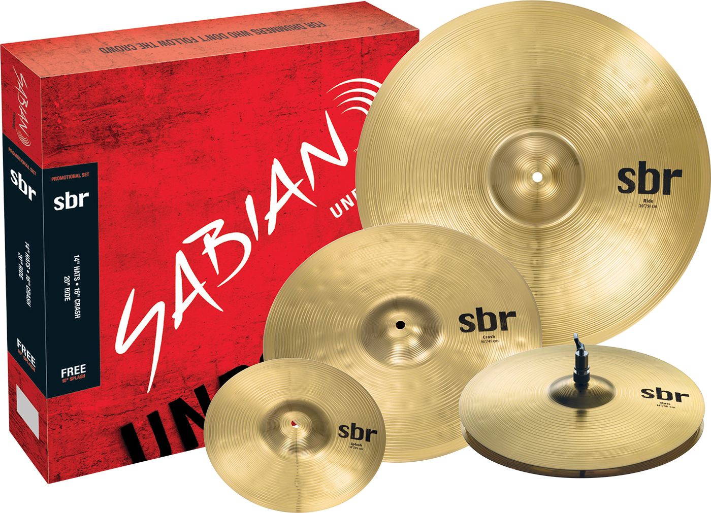 SABIAN SBR PROMOTIONAL SET ZESTAW TALERZY 14/10/16