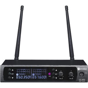 Prodipe M850 DSP DUO UHF - zestaw bezprzewodowy + statywy