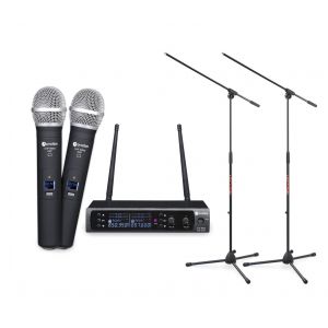 Prodipe M850 DSP DUO UHF - zestaw bezprzewodowy + statywy