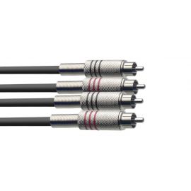 Stagg STC1C - podwójny kabel połączeniowy 1m