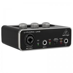 Behringer UM2 - interfejs audio USB + słuchawki HD-669