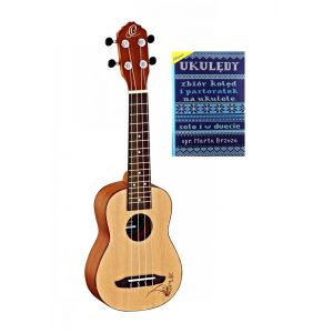 ORTEGA RU5-SO - Ukulele sopranowe + kolędy