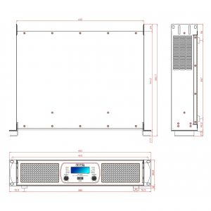 Synq SE-3000 - końcówka mocy 2000W RMS