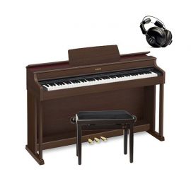 Casio AP-470 BN - pianino cyfrowe + ława + słuchawki