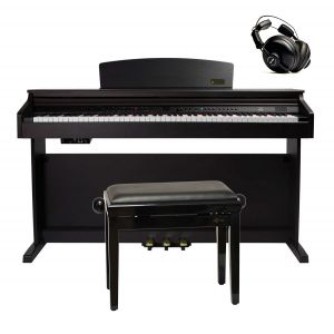 Artesia DP-10e RW - pianino cyfrowe + ława + słuchawki