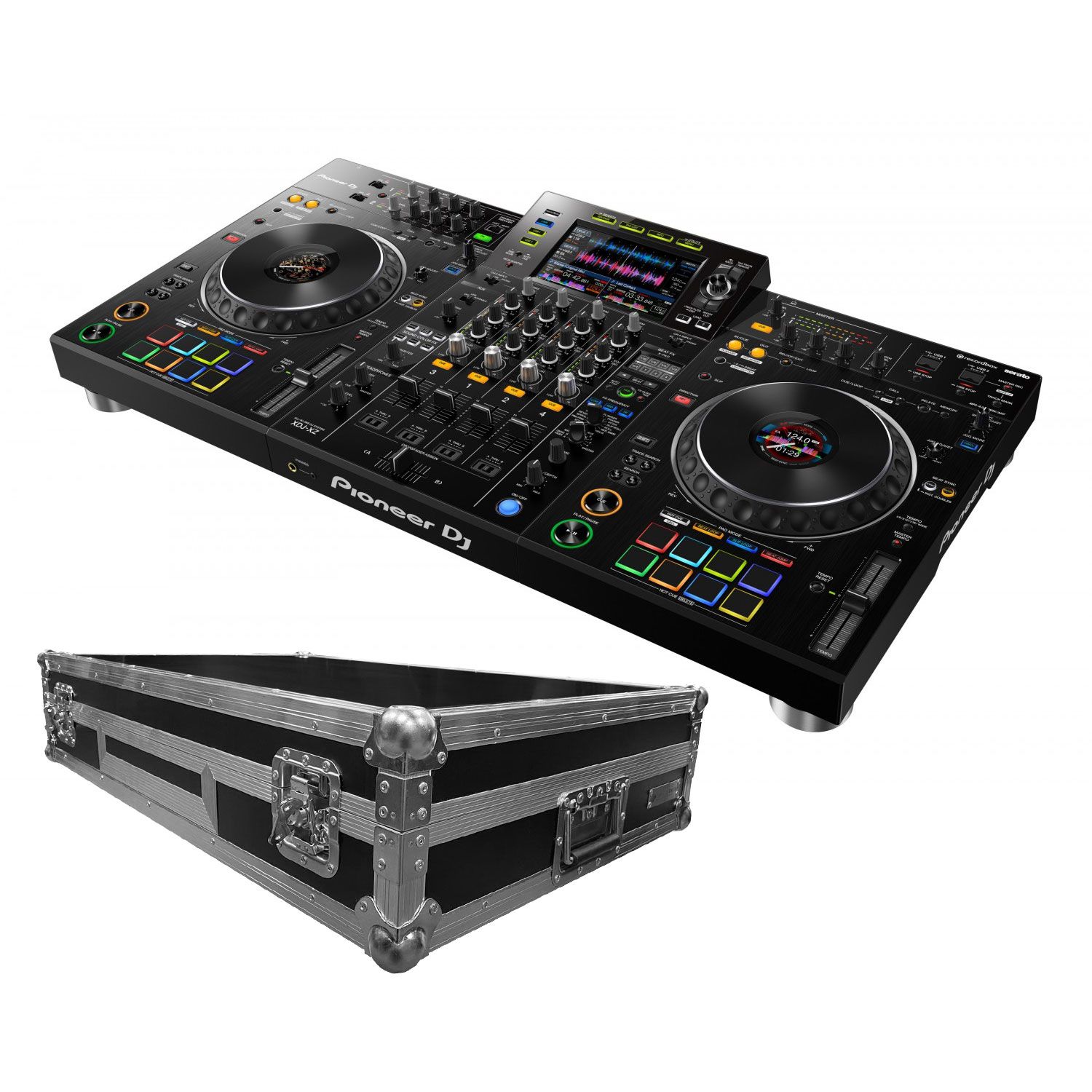 Pioneer DJ XDJ-XZ - konsola DJ + case z półką na laptop