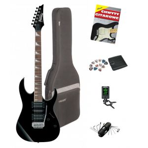 Ibanez GRG170DX-BKN - gitara elektryczna + pokrowiec + wzmacniacz + akcesoria