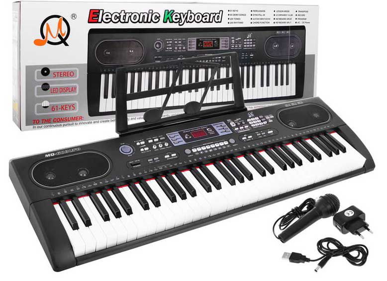 Duży KEYBOARD - SYNTEZATOR - ORGANY z wejściem USB MQ-603UFB