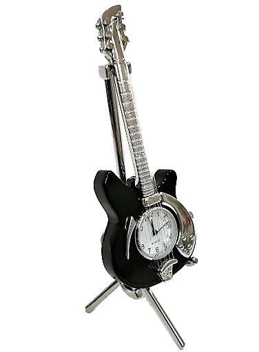 Zebra Music miniaturowa gitara z zegarkiem