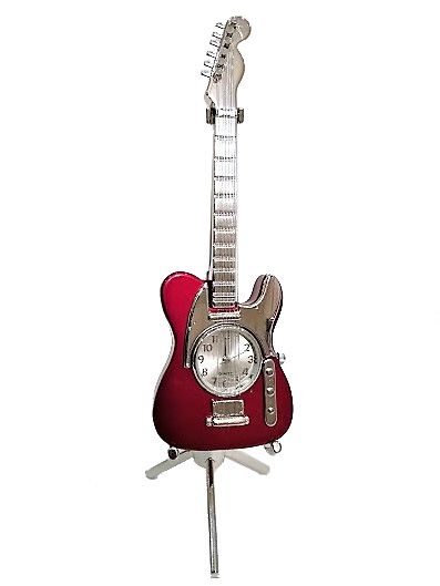 Zegarek - miniatura gitary elektrycznej typu tele - miniaturowa gitara z zegarkiem ZEBRA Music ZEG036