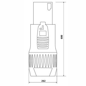 Roxtone RP031 - wtyk głośnikowy speakon 4 pin