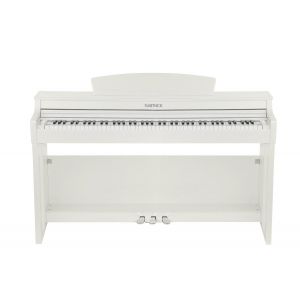 Samick DP-300 WH - pianino cyfrowe z ławą i słuchawkami + książka