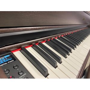 Samick DP-500 RW - pianino cyfrowe z ławą i słuchawkami + książka