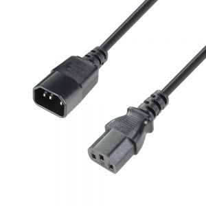 Adam Hall Cables 8101 KC 0200 - kable przedłużające IEC (2m)