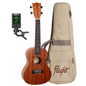 FLIGHT NUC310 PACK - ukulele koncertowe z pokrowcem i stroikiem