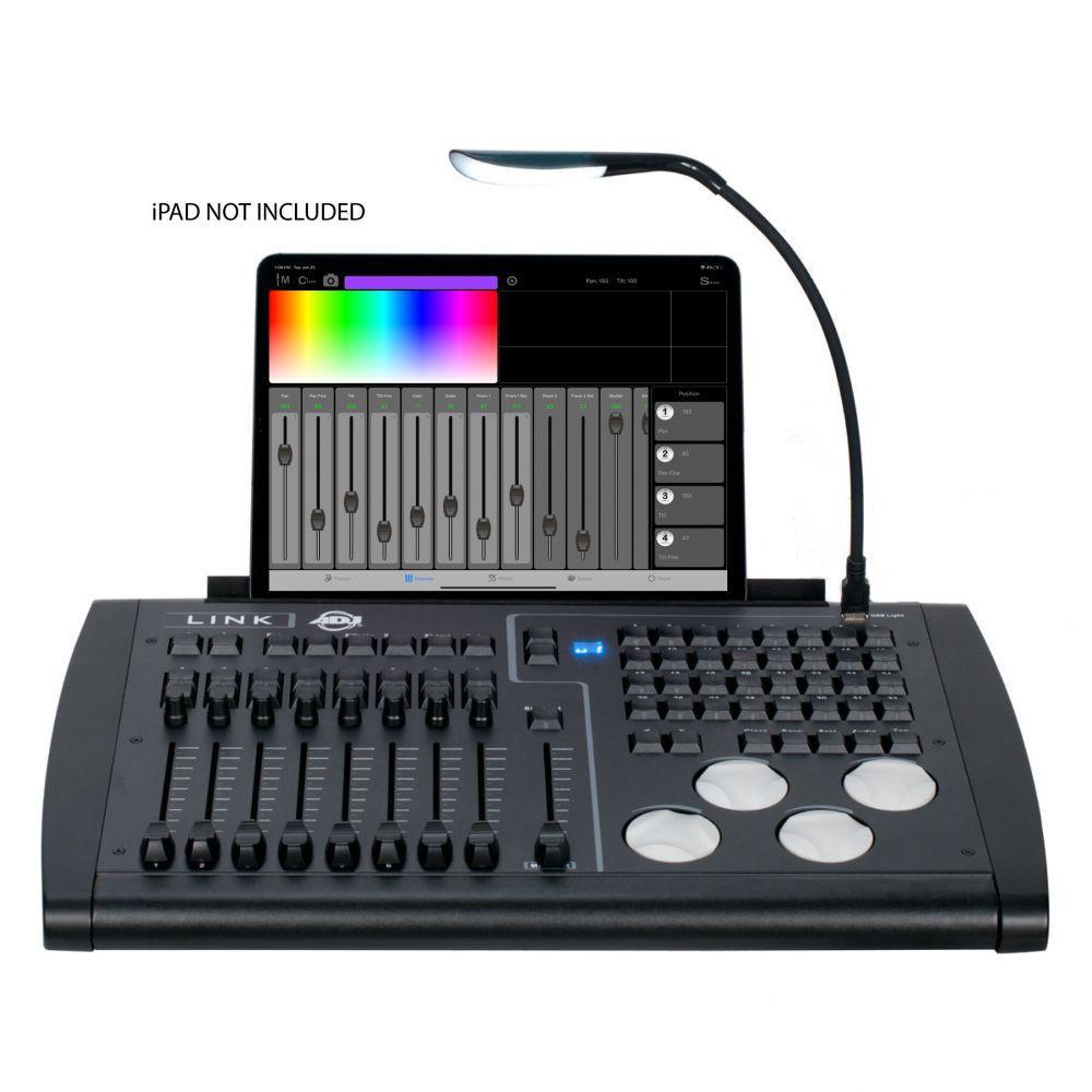 ADJ Link - uniwersalna konsola DMX pod iPad