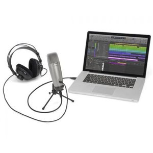 Samson C01U USB PRO - mikrofon studyjny + uchwyt + koszyk