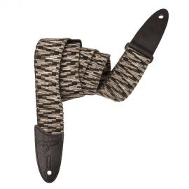 PRS 2" Black/Gray Woven Guitar Strap - pasek gitarowy 
