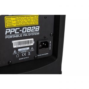 JB Systems 2x PPC-082B - system nagłośnieniowy przenośny z akumulatorem + pokrowce