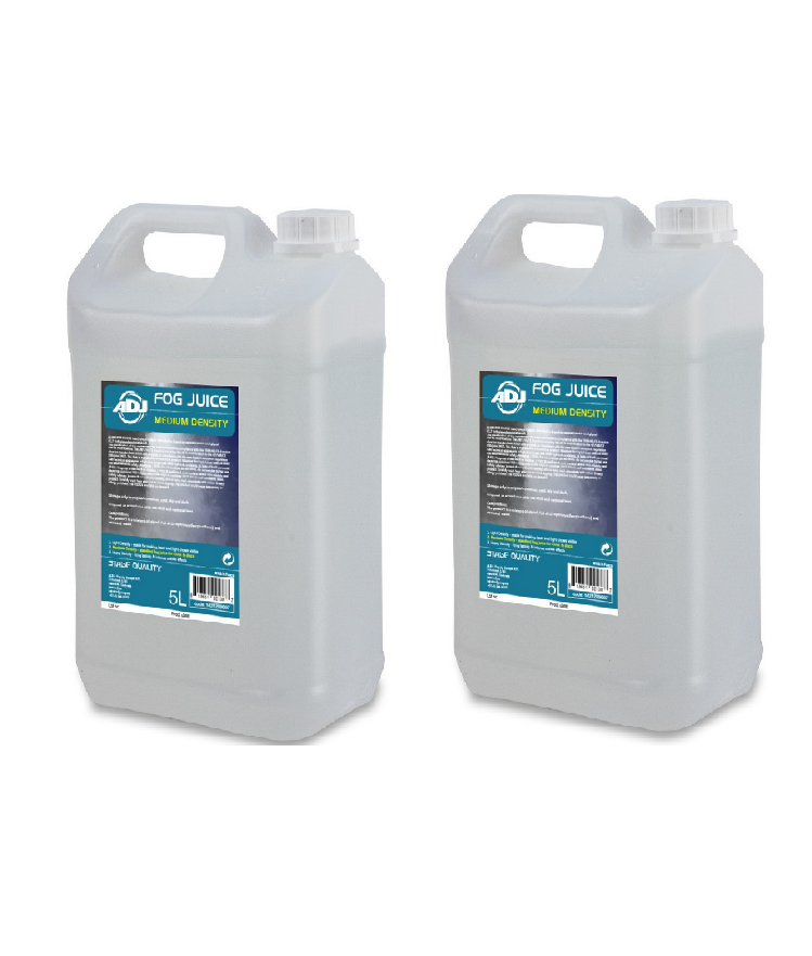 ADJ 2x Fog Juice 2 medium 5 Liter - płyn do dymu (2x5l)