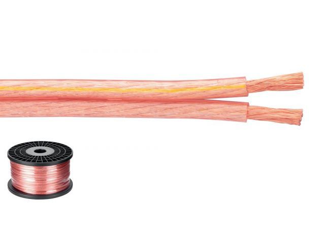 BXB SPC-140 - Kabel głośnikowy &quotHIGH QUALITY&quot, 2 x 4mm&ltsup&gt2&lt/sup&gt, 100m